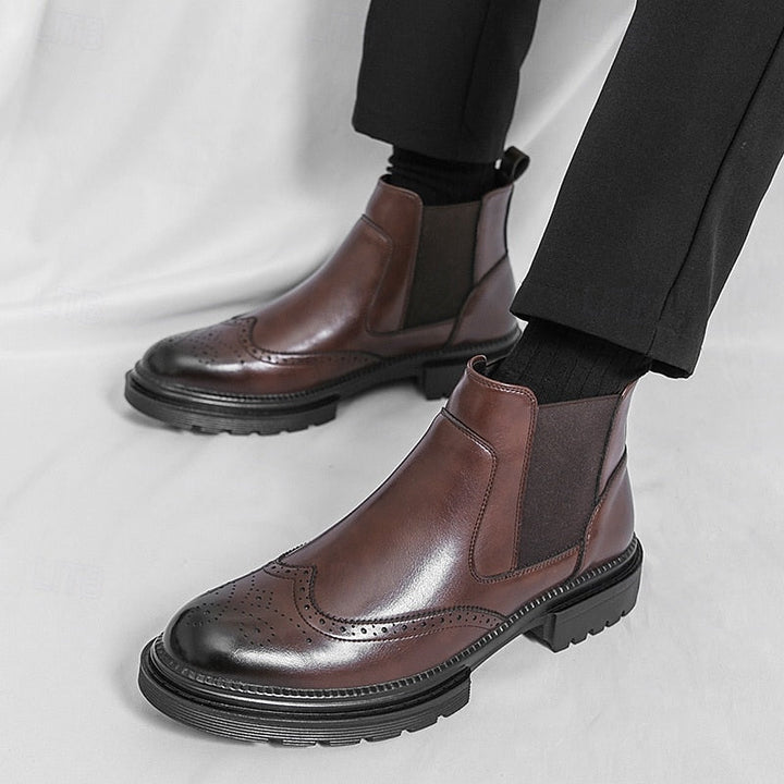 Wingtip Chelsea Boots