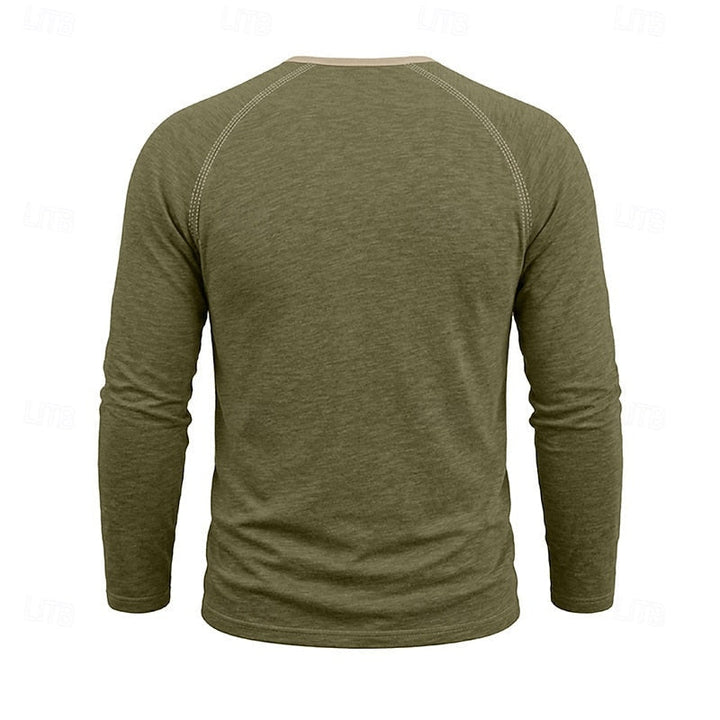Classic Button Henley Shirt