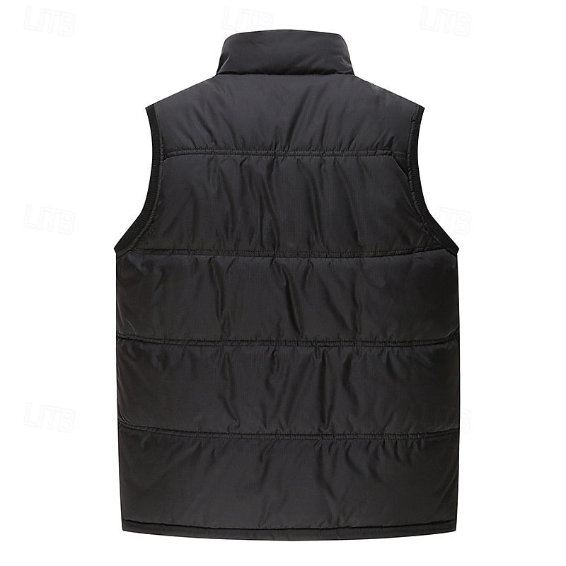 Sherpa-Lined Puffer Vest