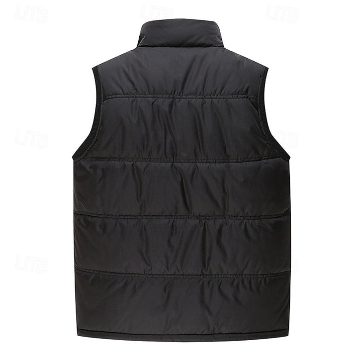 Sherpa-Lined Puffer Vest
