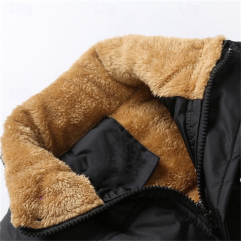 Sherpa-Lined Puffer Vest