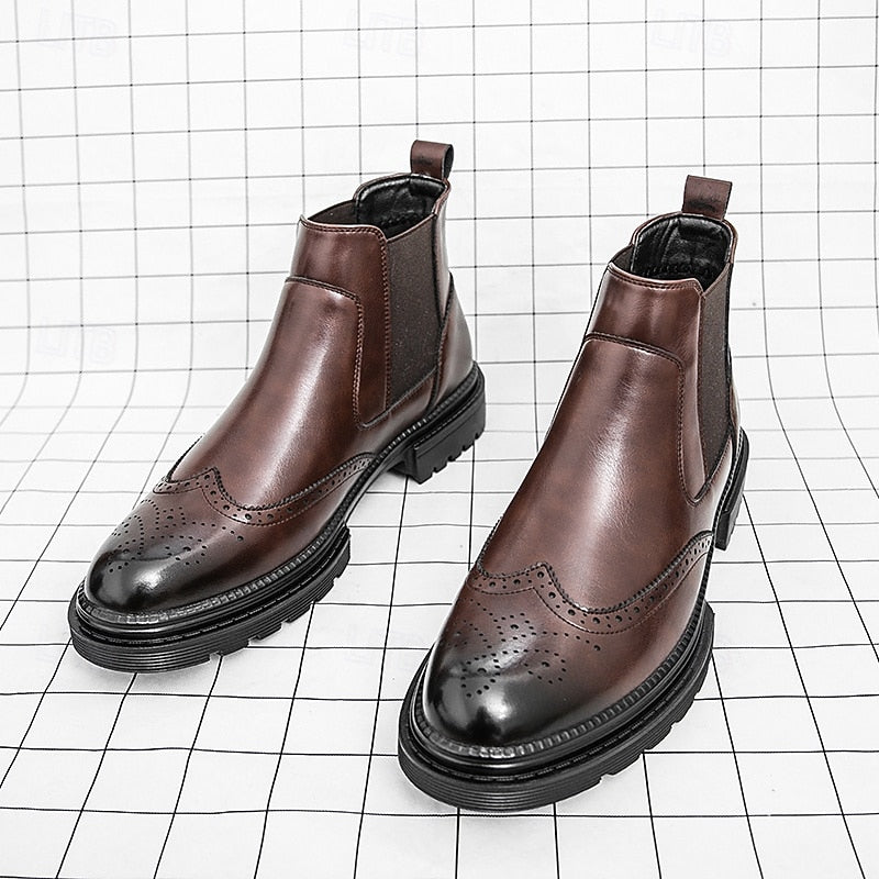 Wingtip Chelsea Boots