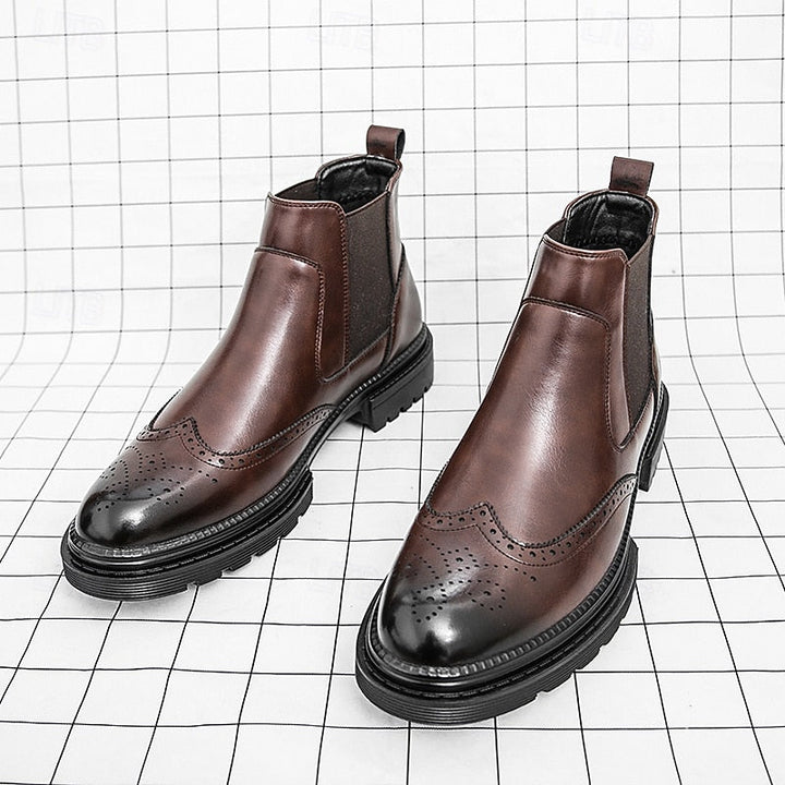 Wingtip Chelsea Boots