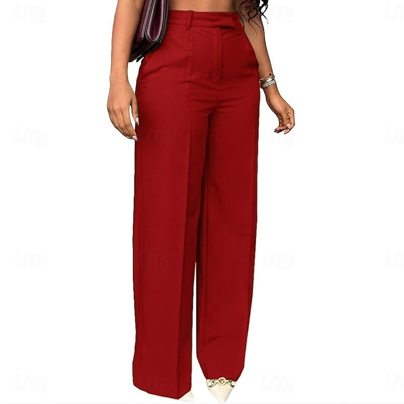 Tailored High-Waist Pants