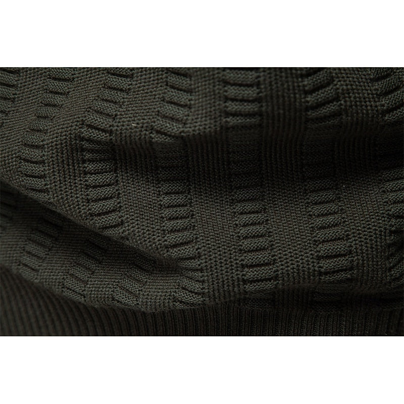 Textured Half-Zip Sweater