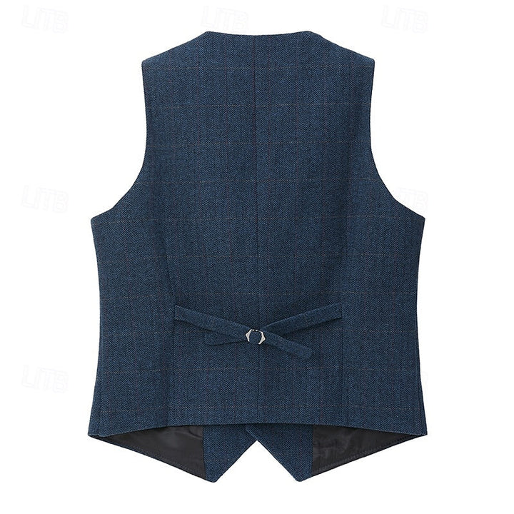 Herringbone Tailored Vest