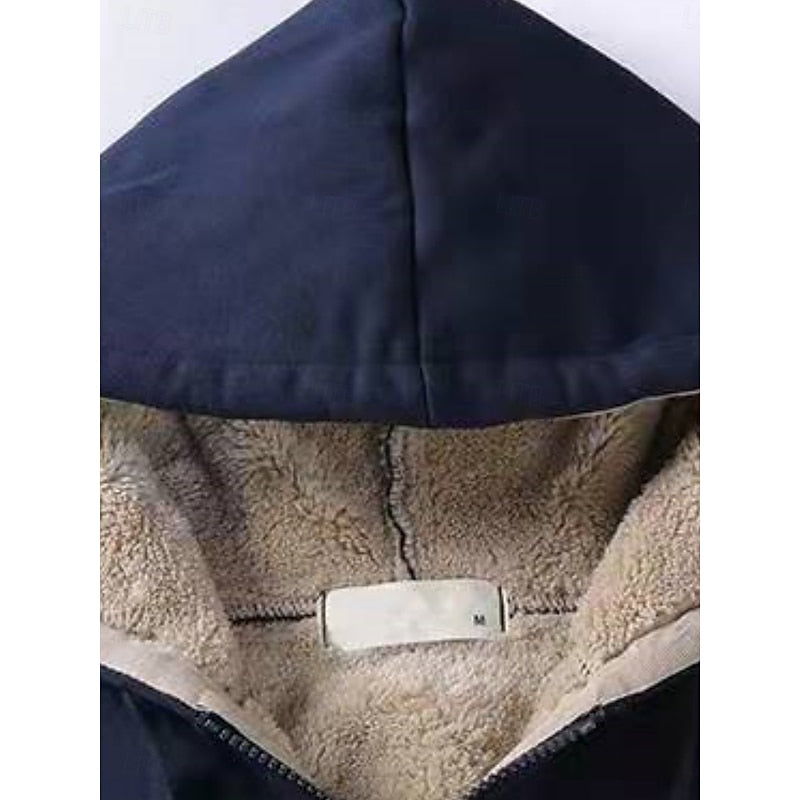 Cozy Hooded Zip Jacket