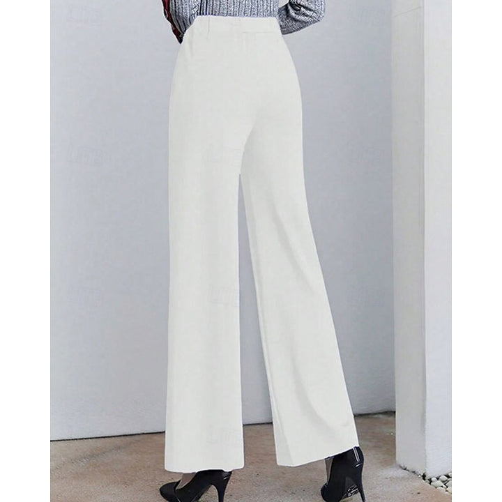 Wide-Leg Tailored Pants