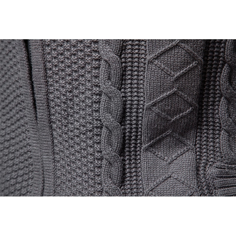 Textured Zip-Up Cardigan