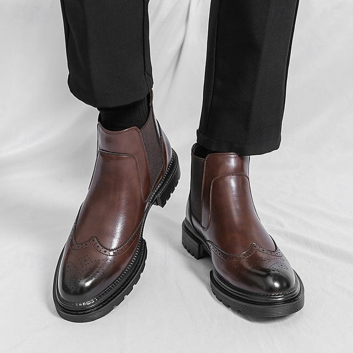 Wingtip Chelsea Boots