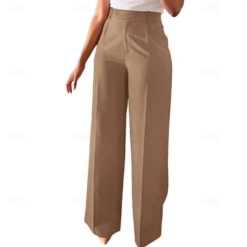 Tailored High-Waist Pants