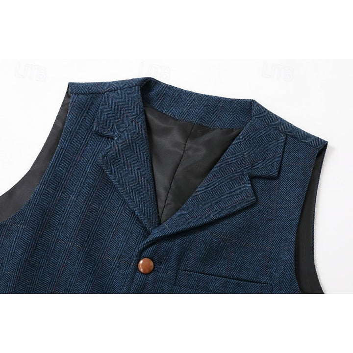 Herringbone Tailored Vest