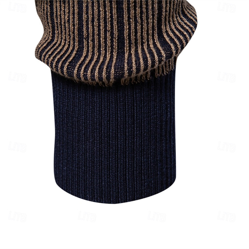 Ribbed Mock Neck Sweater