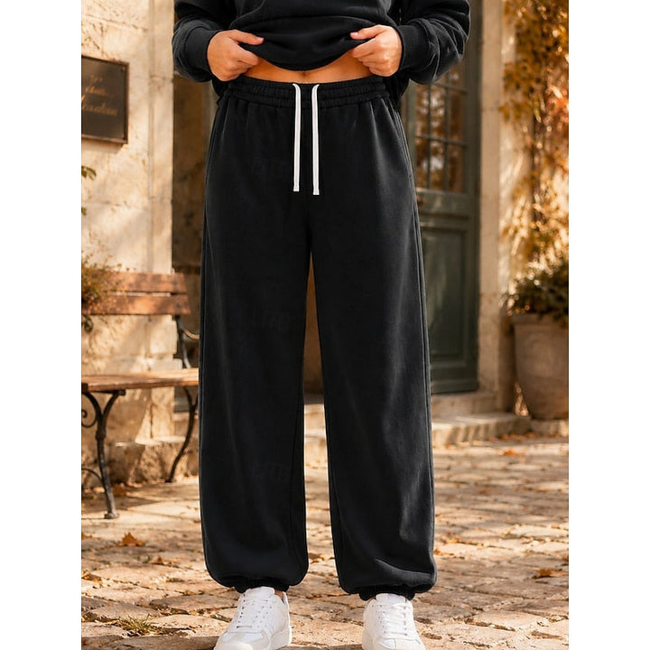 Relaxed Wide-Leg Joggers