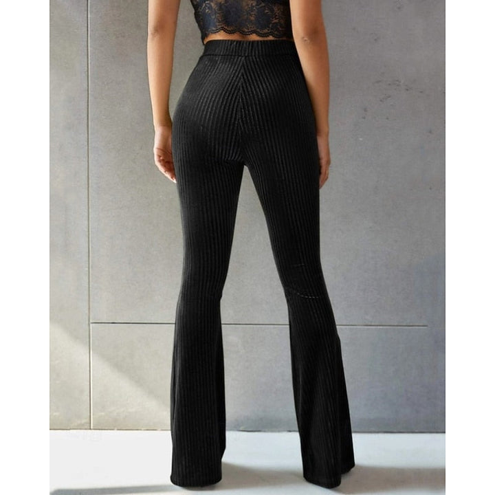 High-Waist Flared Pants