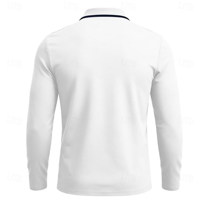 Refined Quarter-Zip Polo Shirt