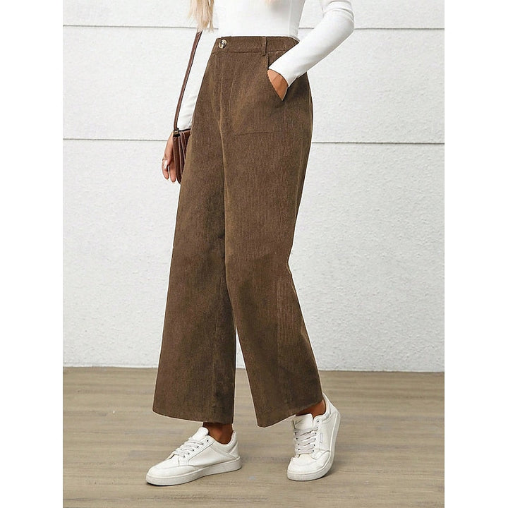 Wide-Leg High-Waist Pants