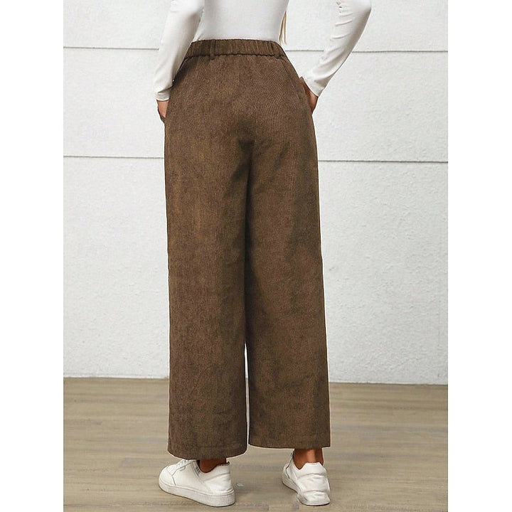 Wide-Leg High-Waist Pants