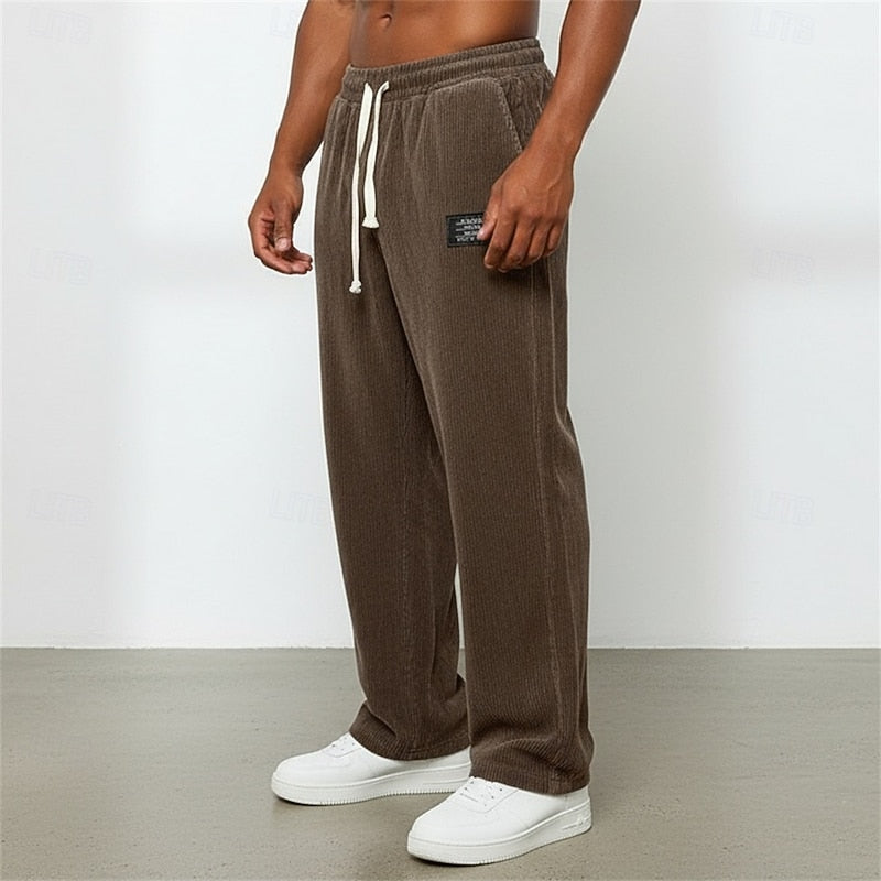Relaxed Straight-Leg Pants