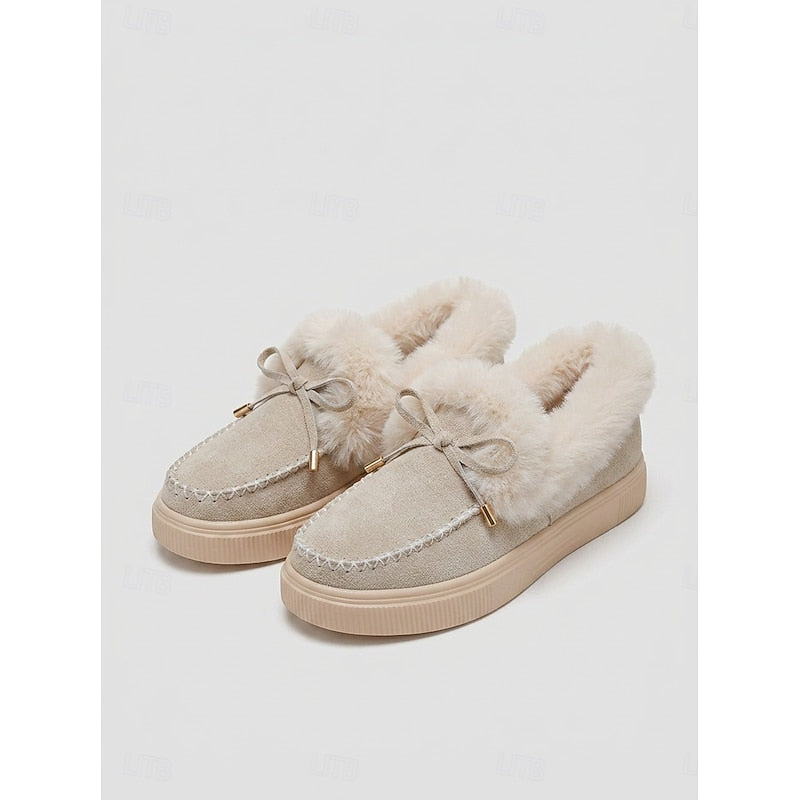 Cozy Fur-Lined Moccasins