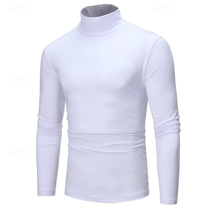 Refined Long-Sleeve Turtleneck