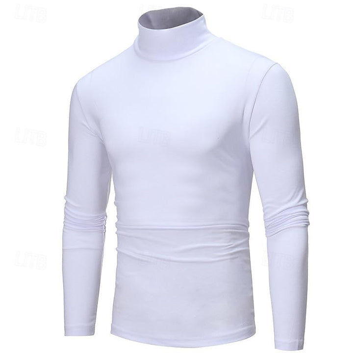 Refined Long-Sleeve Turtleneck