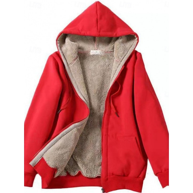 Cozy Hooded Zip Jacket