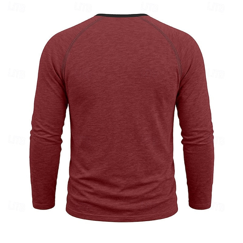 Classic Button Henley Shirt