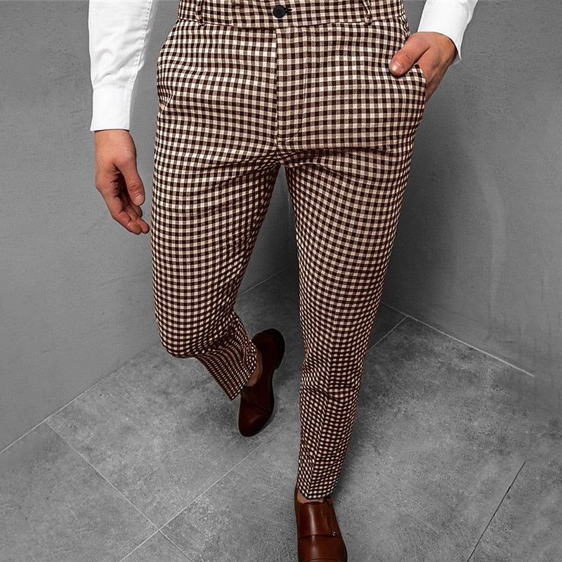 Tailored Check Pants