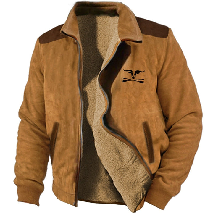 Fleece-Lined Zip Jacket