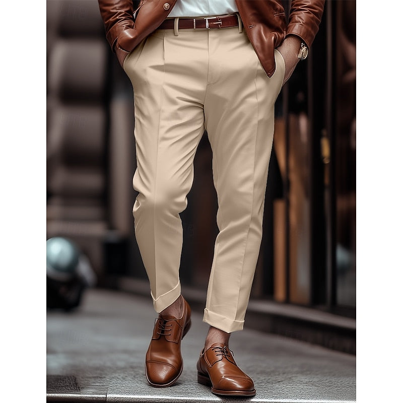 Tailored Pleated Pants