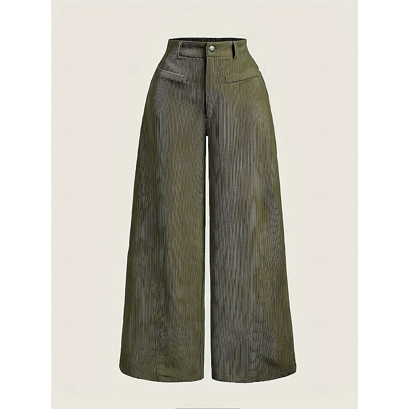 Wide-Leg Tailored Pants