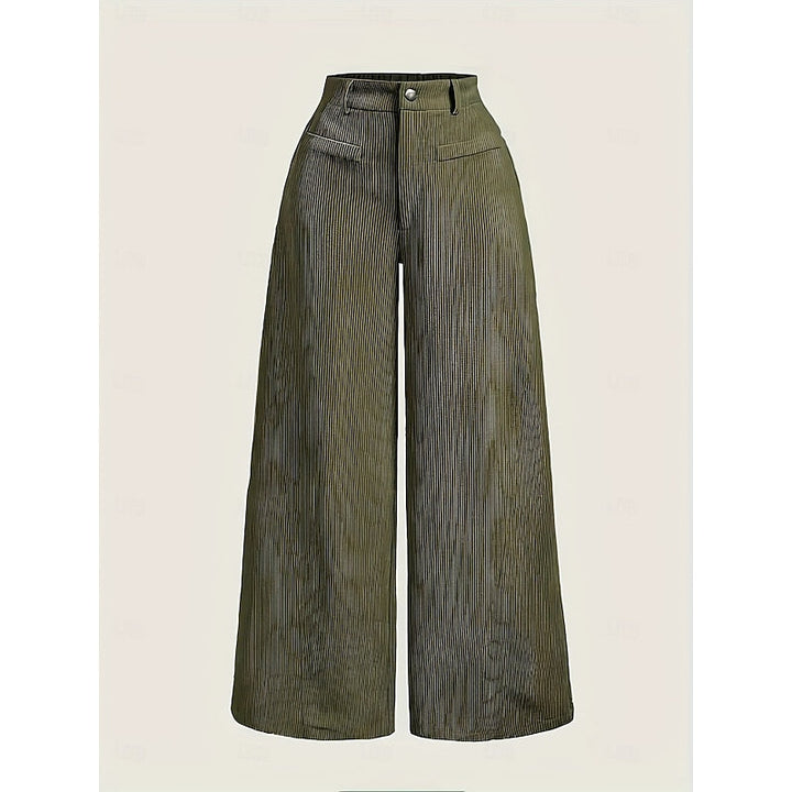 Wide-Leg Tailored Pants