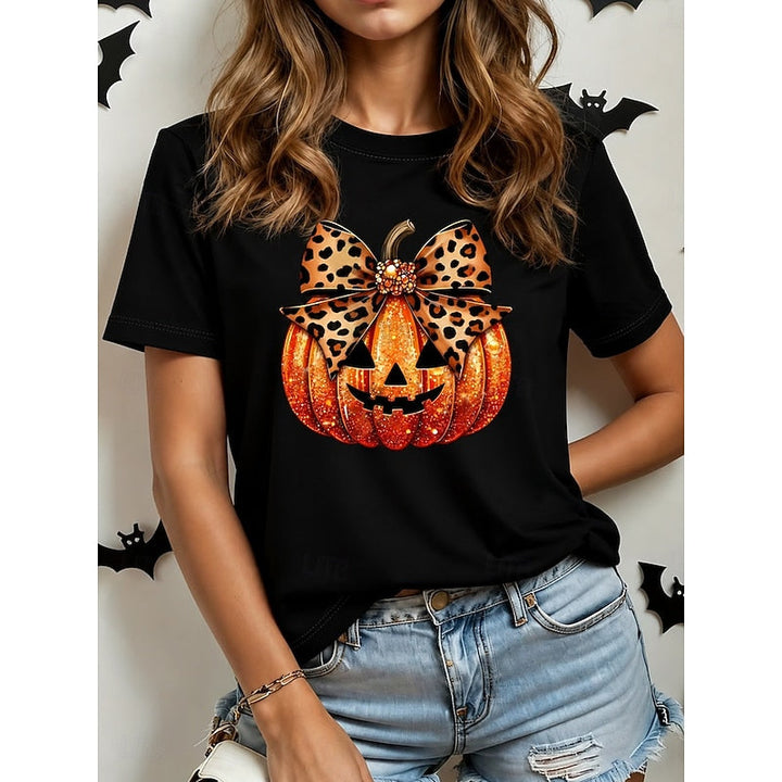 Halloween Graphic Crew Neck T-Shirt