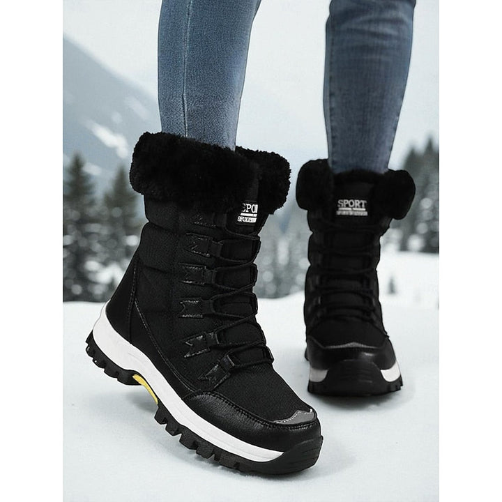 Cozy Lace-Up Winter Boots