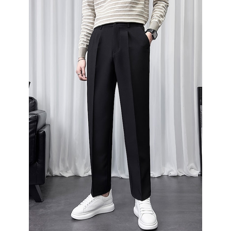 Tailored Wide-Leg Pants