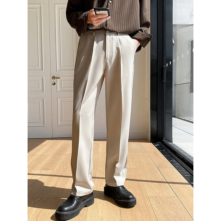 Tailored Wide-Leg Pants