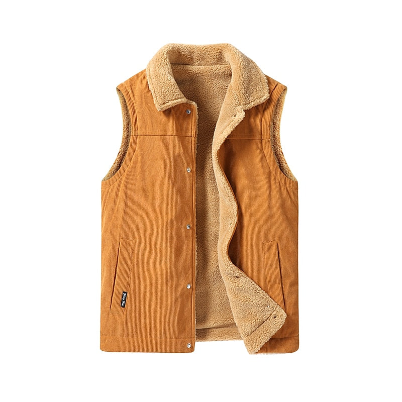 Sherpa-Lined Warm Vest