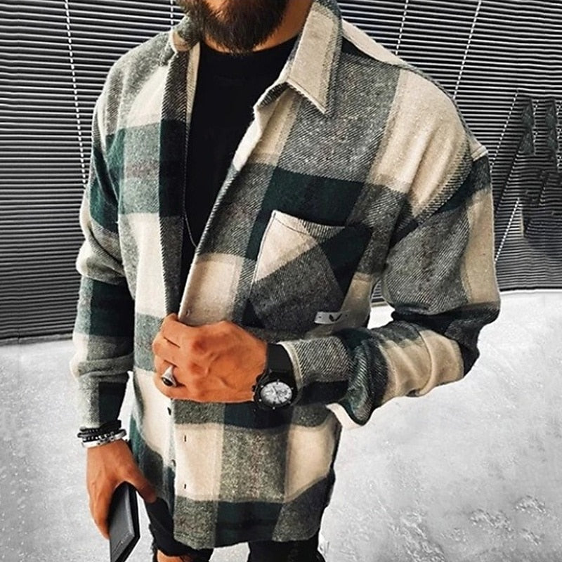 Rugged Checked Overshirt