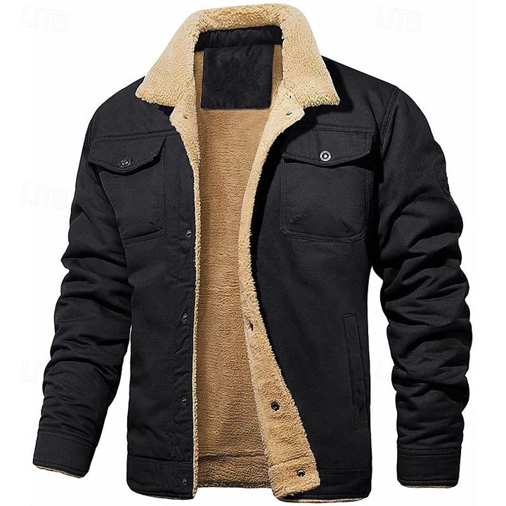 Sherpa-Lined Trucker Jacket