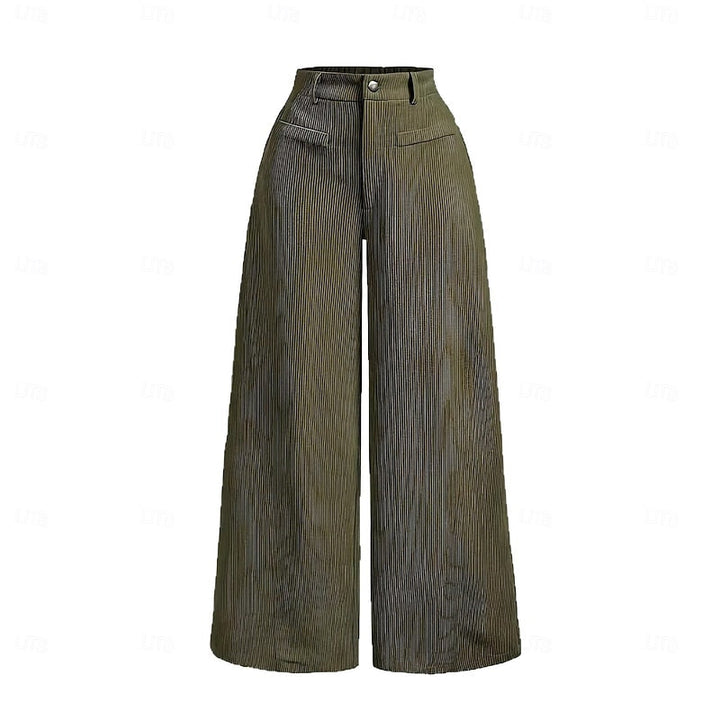 Wide-Leg Tailored Pants