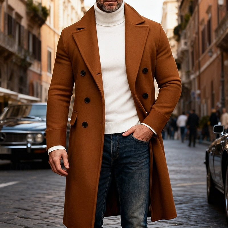 Refined Long Overcoat