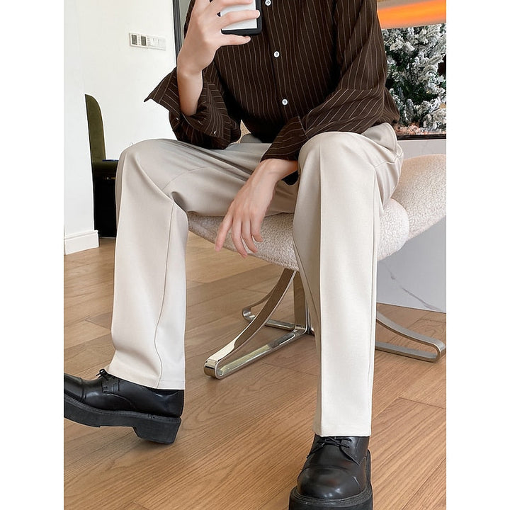 Tailored Wide-Leg Pants