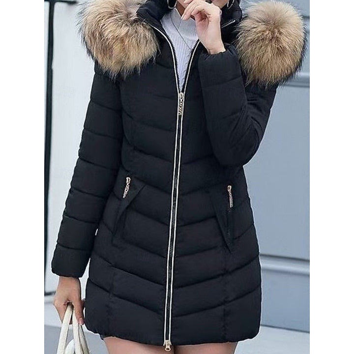 Hooded Quilted Winter Parka