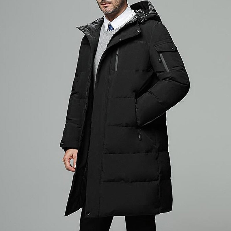 Hooded Longline Puffer Coat