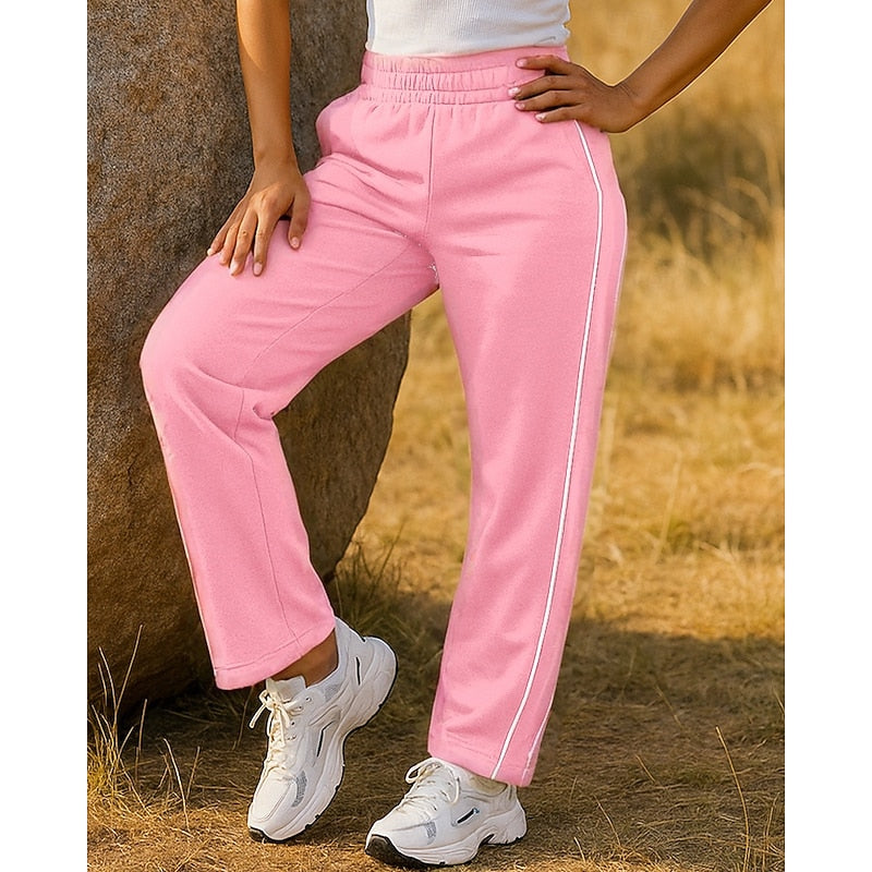 Relaxed Side-Stripe Joggers