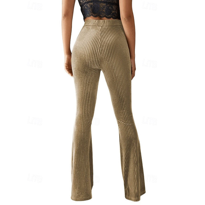 High-Waist Flared Pants