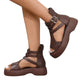 Women's Cross-Strap Platform Sandals