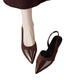 Pointed Toe Slingback Pumps