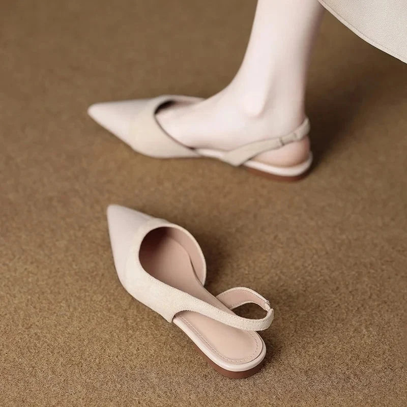 Pointed Toe Slingback Pumps